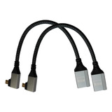 Seadream 4k En Ángulo Micro Hdmi A Hdmi Cable Adaptador Paqu