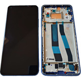Display Tela Xiaomi Mi 11 Lite Com Aro Azul - Genuíno