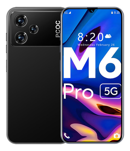 Smartphone M6pro Grande De 7.3 Pulgadas, 16 Gb+1 Tb, 108 Mp,