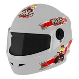 Capacete Mixs Start Infantil Blocks Branco Tam 54mcap-419bc Tamanho Do Capacete 54