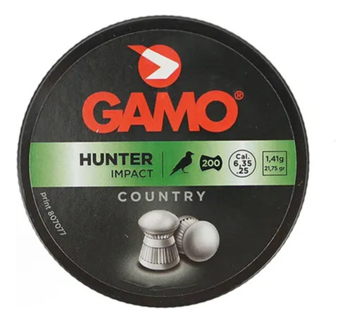 Chumbinho Gamo Hunter Impact 6.35mm 200 Un