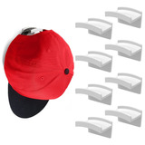  8 Ganchos Adhesivos Para Gorros Y Sombreros - Blanco