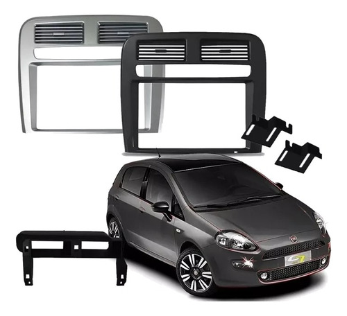 Marco Frente Adaptador  Fiat Punto 2 Din 2008-2012