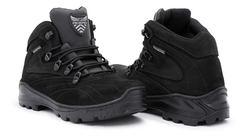 Bota Acero Advanced Couro Legitimo Animal Cano Curto Coturno Adventure Com Ca Caminhada Solado Costurado