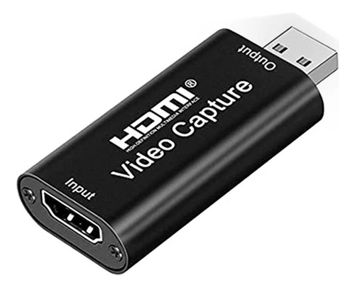 Capturadora Video Hdmi Usb Soporta 1080p Y 4k Obs 