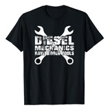 Playera Con Herramientas De Mecánica Diésel, Idea Divertida