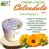 Crema Facial Calendula - 100% Natural - Piel Seca Y Sensible