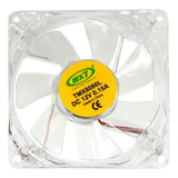 Cooler Fan Ventilador Led 80x80 12v Molex Gabinete Fuente