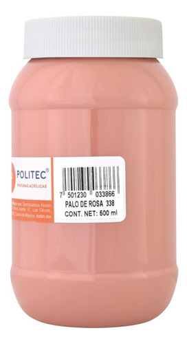 Pintura Acrilica Politec 500 Ml Acrilico Colores A Escoger