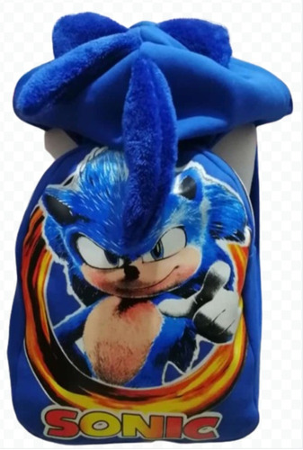 Mochila Con Capucha Brilla En Oscuridad Naruto Sonic Y Otros