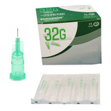 Caja 100 Agujas 4mm 32g Mesoterapia Prp Nappage Estética