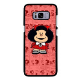 Funda Cel Protector Para Samsung Galaxy Mafalda Rojo Moda 