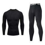 Conjunto Primera Capa Combat Micro Polar Gym Deporte Atleta