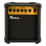 Amplificador De Guitarra Ross G10 Combo 10w Color Negro/amarillo