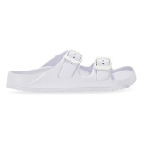 Sandalias Urbo Buckles En Blanco | Moov