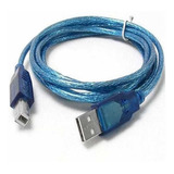 Cable Impresora Desoxigenado Azul Con Filtro 3 Metros