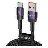  Cable Usb-a / Usb-c Reforzado Carga Rápida 100w 1m Toocki