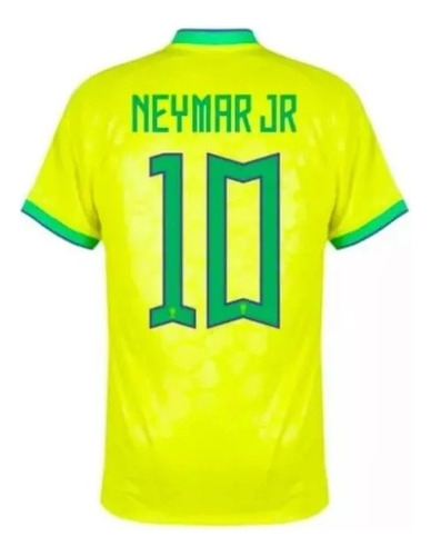 Camiseta De Futbol  Neymar Jr Brasil Niño Adulto