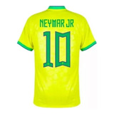 Camiseta De Futbol  Neymar Jr Brasil Niño Adulto