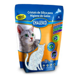 Areia Cristais De Sílica Grosso Para Gatos Chalesco 1,8kg