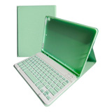 Funda Con Teclado Verde Para iPad 7ma/8va/9na 10.2 Español