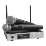 Karaoke Perifoneo Alcance Uhf Micrófonos Inalámbricos Mr290g