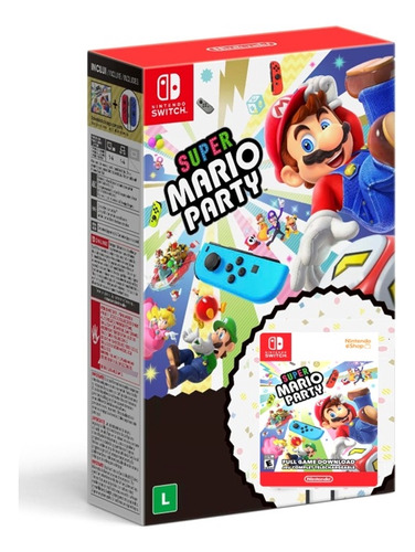 Jogo Super Mario Party + Straps Nintendo Switch