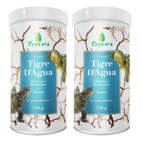 Kit Exclusivo 2 Rações Poytara Tigre D' Água 350g (700g)