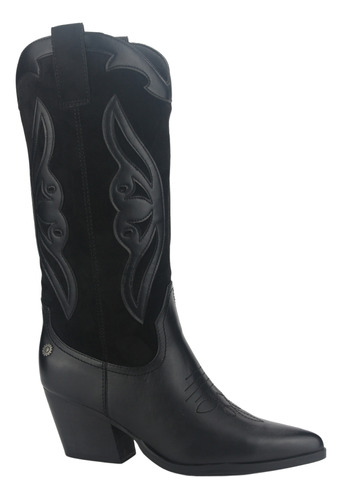 Bota Chalada Mujer Westnew-1 Negro Casual