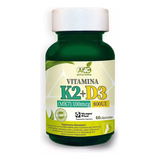 Vitamina K2+d3 (mk7) 100mcg 800 Ui (60 Capsulas) Sabor Sin Sabor