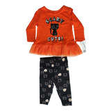 Conjunto Carters 2 Piezas Bebe Niña Halloween Varias Tallas