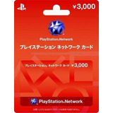 Cartão Psn Japonesa 3000 Yens - Código Psn Japão 3000