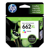 Cartucho De Tinta Tricolor Hp 662xl De 8 Ml