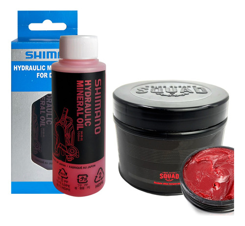 Grasa Gw Litio Premium 330gr + Aceite Mineral Shimano 100 Ml