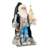 Kurt S. Adler Kringle Klaus - Santa Nutico Con Figura De Rbo