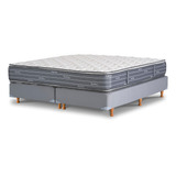 Lacardeuse Sommier King 190x200  Bonelltop - Gris