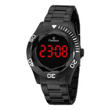 Relógio Feminino Champion Digital Ch48073d - Preto