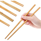 Set De 10 Par Palitos Palillos Chinos Bamboo Bambu Sushi 