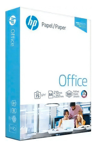 Papel Sulfite A4 Hp 75g Office Pacote 500 Folhas (resma)