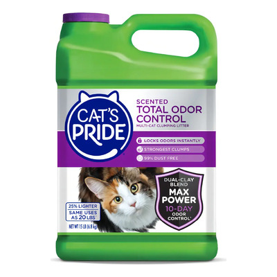 Cat's Pride Arena Para Gatos Absorbe Y Bloquea Olores, 15lb | Meses sin interés