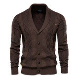 Autumn And Winter Thick Knitted Wool Men's Sweater 2024