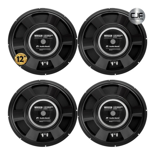 4 Parlante 12 Woofer 250w Audiosonic Wh 1228 Bob 1.5 Cjf