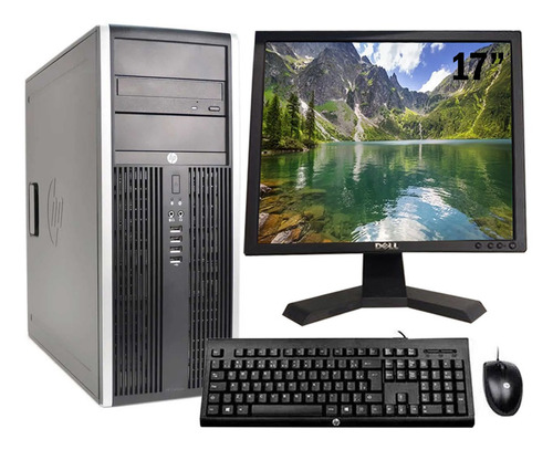 Cpu Hp Compaq 6005 Amd X2 8gb 240gb Wifi + Monitor 17'