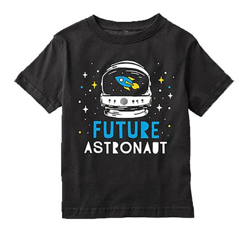 Playera Juvenil Niños Casco Un Futuro Astronauta El Espacio 