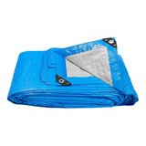 Lona Uso Rudo 9 X 14 M, Azul, Impermeable Proteccion Uv