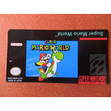 Label - Super Mario World - S-nes  (tenho Várias Outras)