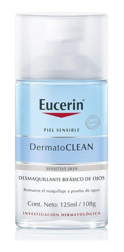 Desmaquillante Bifásico De Ojos | Eucerin Dermatoclean 125ml