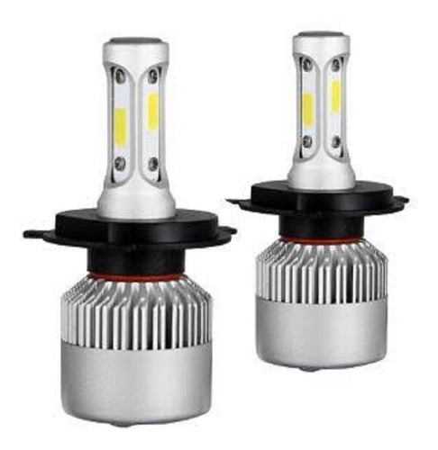 Kit Led 2pz H4 S2 7600lm 76w Hiperled Luz Blanca 