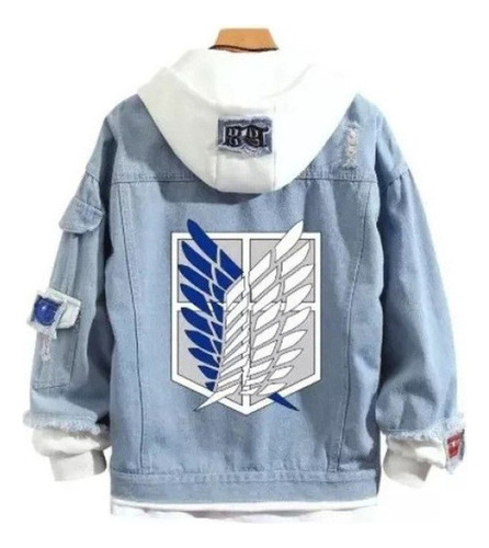 Chaqueta De Mezclilla Attack On Titan Shingeki Non Kyojin