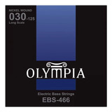 Cuerdas De Bajo Eléctrico 6 Cuerdas 30-125 Olympia Ebs466